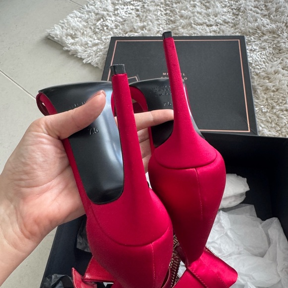 Revolve & Michael Costello red heels - Picture 4 of 7